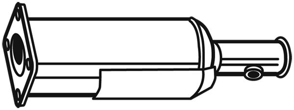 WALKER Nosēdumu-/Daļiņu filtrs, Izplūdes gāzu sistēma 73180