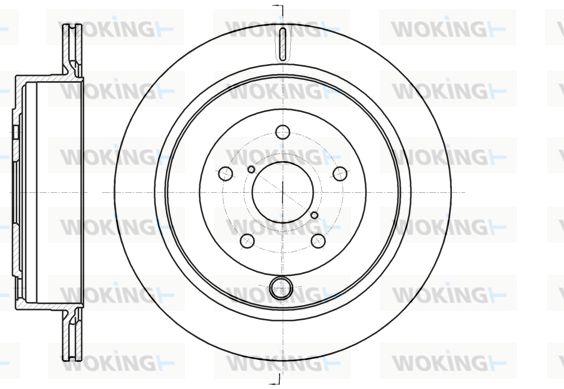 WOKING Bremžu diski D61042.10