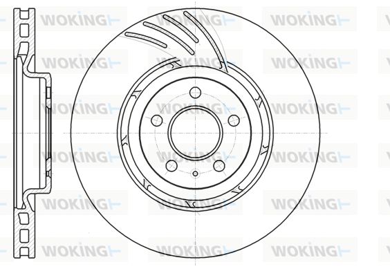 WOKING Bremžu diski D61111.10