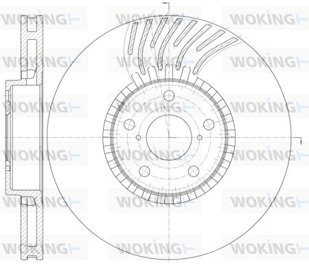 WOKING Bremžu diski D61179.11