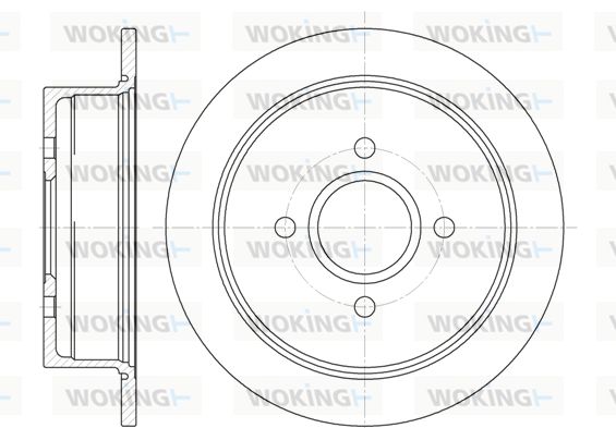 WOKING Bremžu diski D6250.00