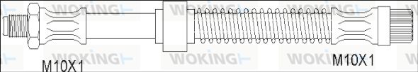 WOKING Тормозной шланг G1901.87