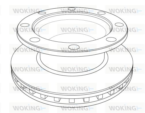 WOKING Bremžu diski NSA1223.20