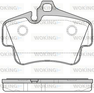 WOKING Bremžu uzliku kompl., Disku bremzes P6733.30