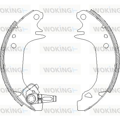 WOKING Bremžu loki Z4130.00