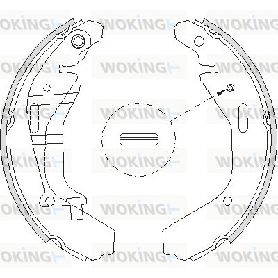 WOKING Тормозные колодки Z4202.00