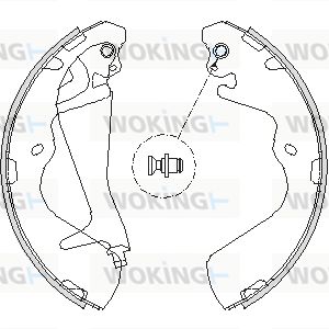 WOKING Bremžu loki Z4215.00