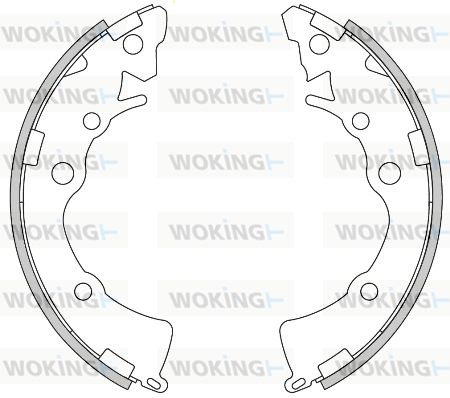 WOKING Тормозные колодки Z4271.00