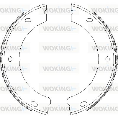 WOKING Bremžu loks, stāvbremze Z4652.00