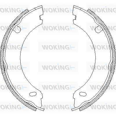 WOKING Bremžu loks, stāvbremze Z4696.00