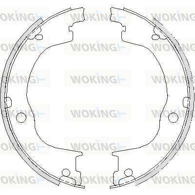 WOKING Bremžu loks, stāvbremze Z4749.00