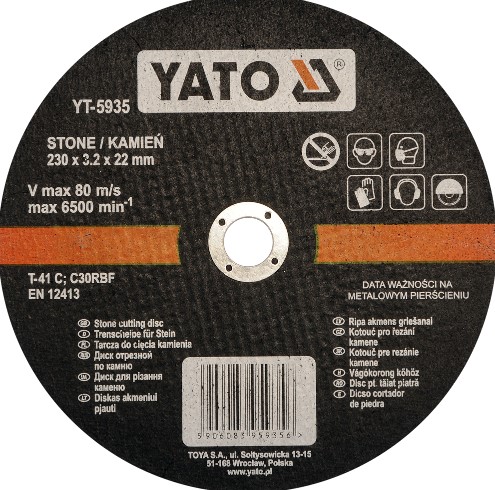 YATO Griezējdisks, Grozāmā diska slīpmašīna YT-5935