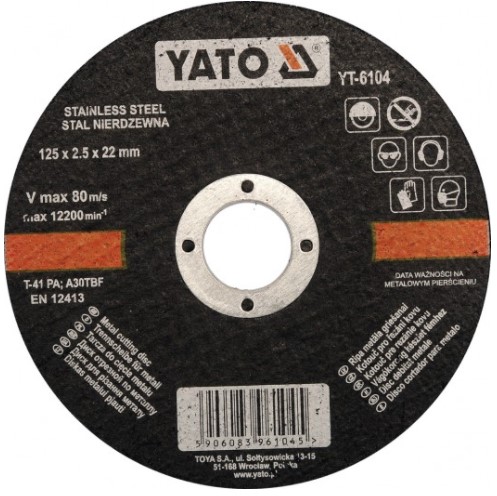 YATO Griezējdisks, Grozāmā diska slīpmašīna YT-6104
