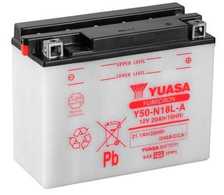 YUASA Startera akumulatoru baterija Y50-N18L-A