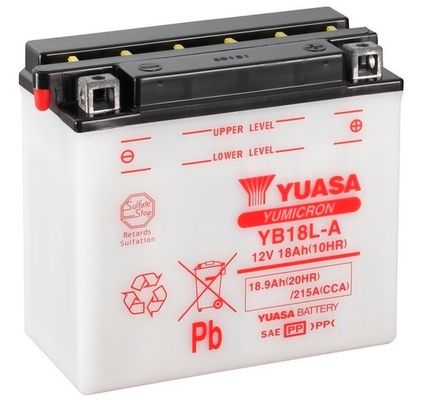 YUASA Стартерная аккумуляторная батарея YB18L-A