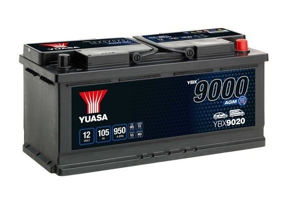 YUASA Стартерная аккумуляторная батарея YBX9020