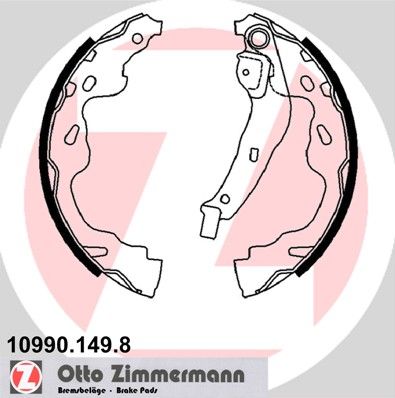 ZIMMERMANN Bremžu loku komplekts 10990.149.8
