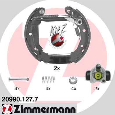 ZIMMERMANN Bremžu loku komplekts 20990.127.7